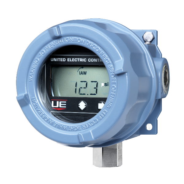 override Temperature sensor/transmitter with LCD display and adjustable setpoint 